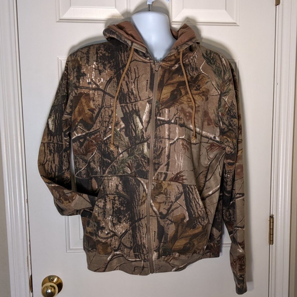 Camo Zip Up Hoodie